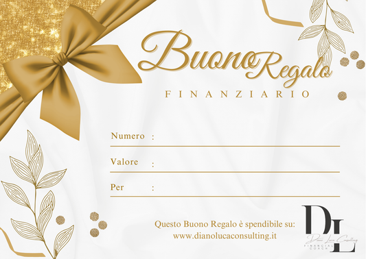 BUONO REGALO FINANZIARIO by Diano Luca Consulting